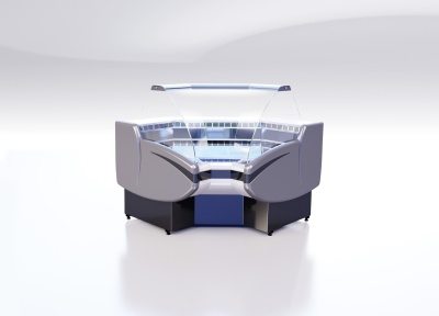 Прилавок Gamma КНП IC (угол внутр., с боковинами) GAMMA-2 G КНП IC90 CRYSPI