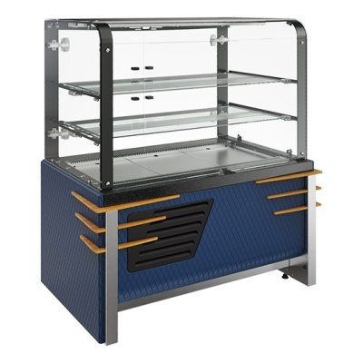 Витрина кондитерская холодильная закрытая (2 полки) RC33AS Case 1505х700х1290(600)мм REFETTORIO