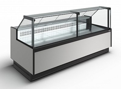 Витрина холодильная Carboma GC110 SM 2,0-1 без боковин (версия 2.0) (цвет по схеме стандарт)