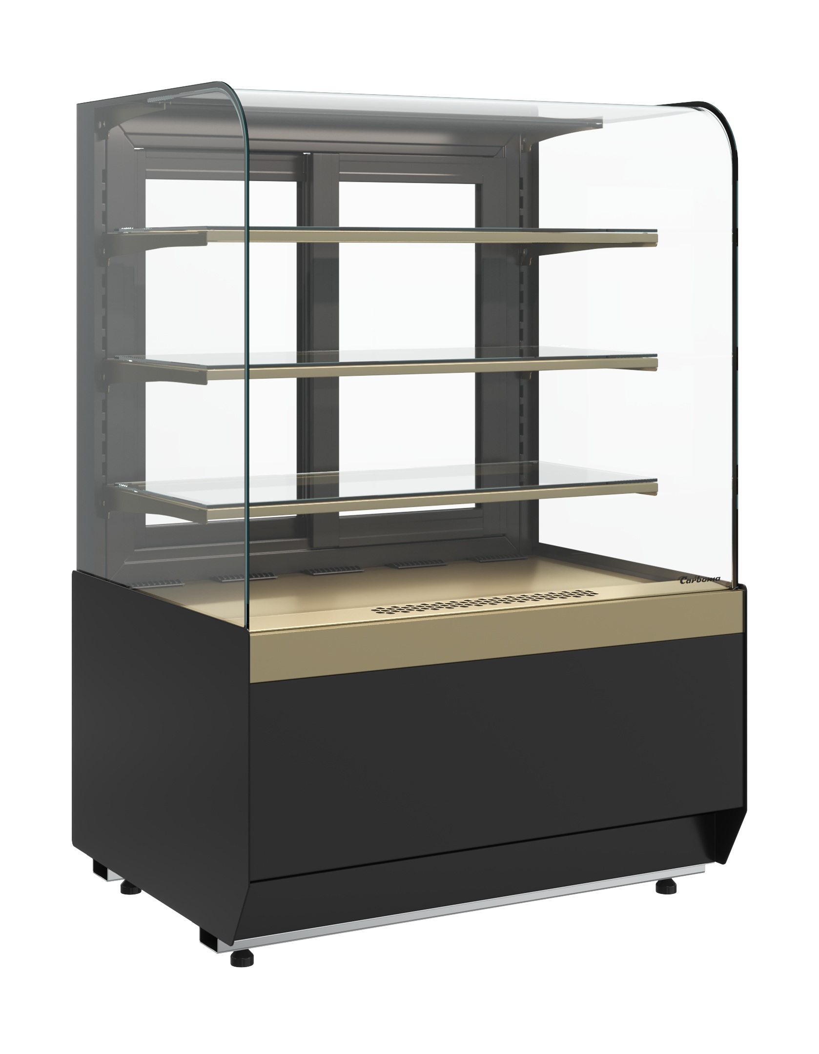 Витрина нейтральная Carboma KR70 N 0,9-1 LIGHT (9005)