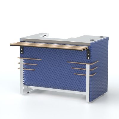 Прилавок кассовый правый RT1AR Case 1105x700x860мм REFETTORIO