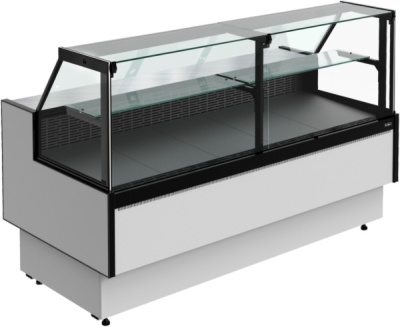 Витрина холодильная Carboma GC95 SM 1,8-1 с боковинами (версия 2.0) (9006-9005)