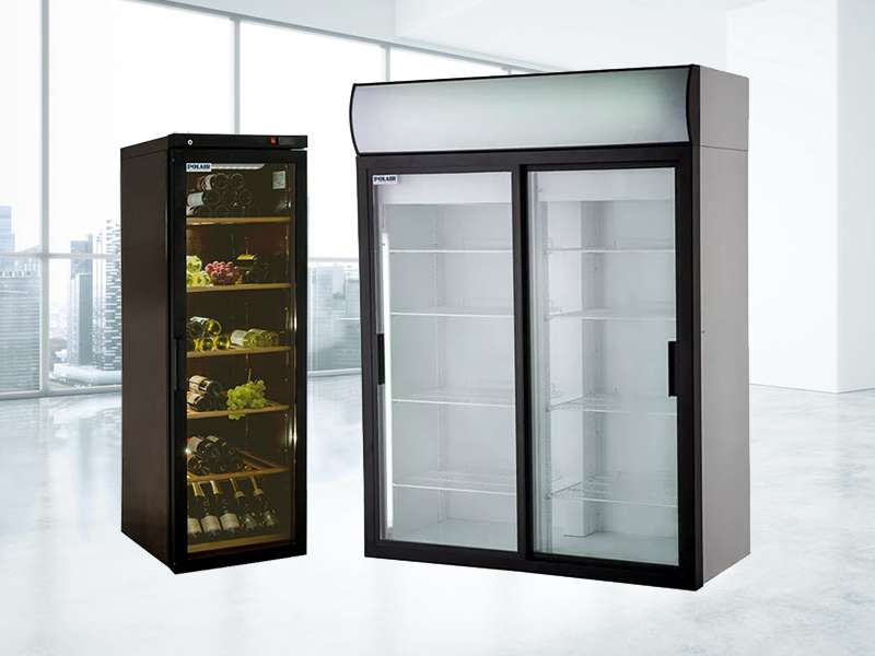 Снижены цены на холодильные шкафы POLAIR со СТЕКЛЯННЫМИ дверьми!