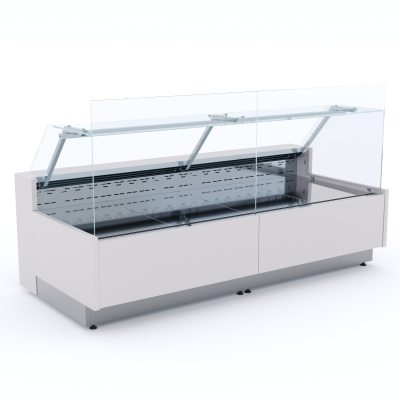 Витрина холодильная VISTA-Gastro 2500, с экраном, агрегат, RGV15CA-P REFETTORIO