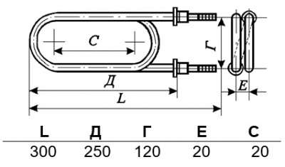 ТЭН 100А13/4Р220 (ТЭН-100А)