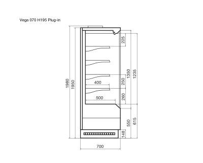Vega 070 H195 Plug-in 125