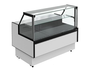 Витрина холодильная Carboma GC95 VM 1,25-1 выдвижные поддоны с боковинами (версия 2.0) (9006-0430)