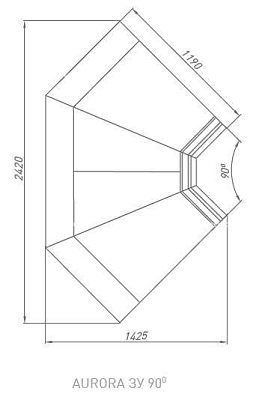 Витрина холодильная Aurora	 ЗУ