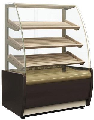 Витрина хлебная Carboma K70 N 1,3-1 LIGHT Bread 0012-0109 (со стеклом)