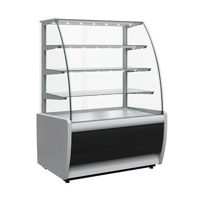 Витрина холодильная Carboma K70 VH 0,9-1 LIGHT Chocolate 0011-9005 (ВХСв - 0,9д ТЕХНО для шоколада)