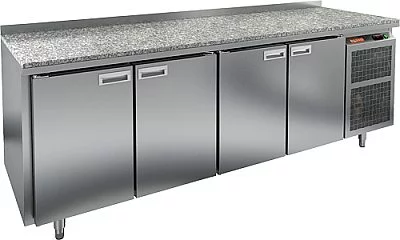 стол охлаждаемый hicold gn 1111/tn камень