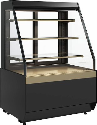 Открытая холодильная витрина Carboma KC70 VM 1,3-2 STANDARD (версия 2.0), Паттерн 0110 «Мариель»