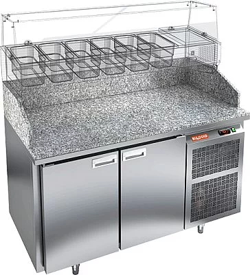 стол охлаждаемый для пиццы hicold pze3-111/sn