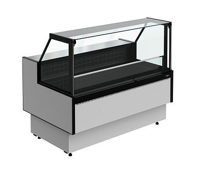 Витрина холодильная Carboma GC95 SL 1,25-1 с боковинами (версия 2.0) (9006-9005)
