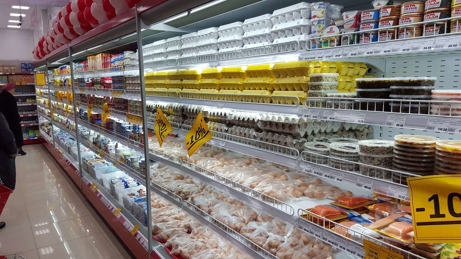 Запуск очередного супермаркета сети Ермак