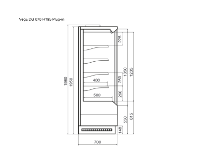 Vega DG 070 H195 Plug-in 125