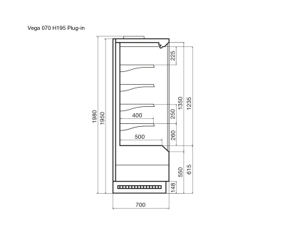 Vega 070 H195 Plug-in 100