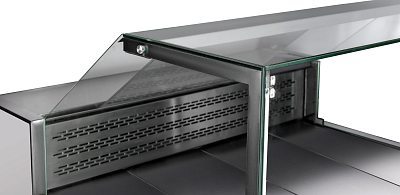 Витрина холодильная среднетемпературная Gamma Quadro 1500 без боковин G2QUADLXВПС1 150R290ББ CRYSPI