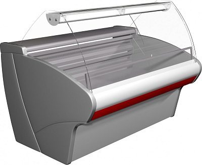 Витрина холодильная низкотемпературная Carboma G110 SL 1,5-1 (ВХСн-1,5ш), красная